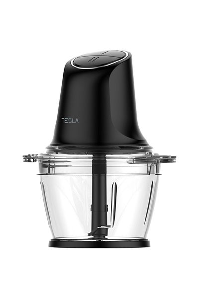 TESLA Tocator Tesla FC300B, 500 W, 1 l, 2 viteze, Bol sticla, lame inox (Negru)