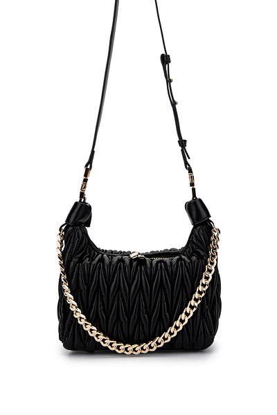 Tamer Tanca Women's Vegan Black Shoulder Bag