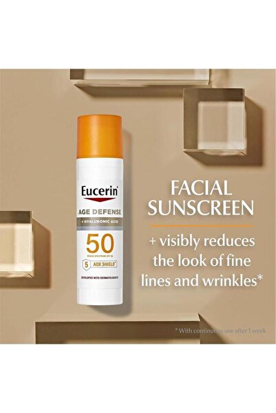 Eucerin Age Defense Hyaluronic Acid Spf50 Yüz Için Güneş Koruyucu Losyon 75ml