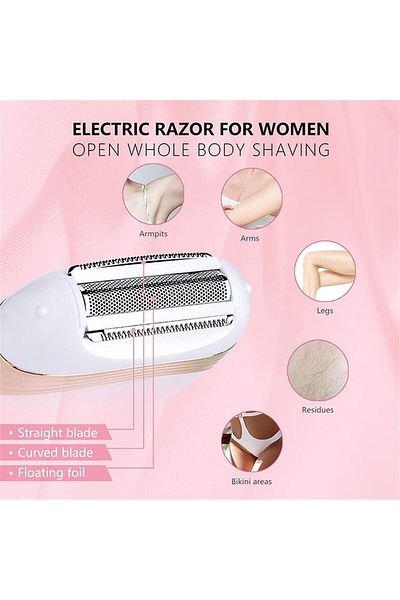 COOYA Epilator for Women,Portable Waterproof Painless, USB Rechargeable Lady Cordless Depilator