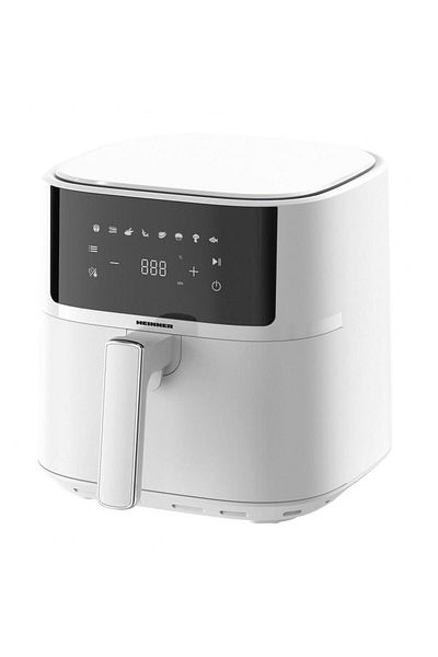 Heinner Friteuza cu aer cald Heinner WhiteElinn HAF-B6WH17SQ, 1700 W, 5.7 l, Display Digital, 8 programe