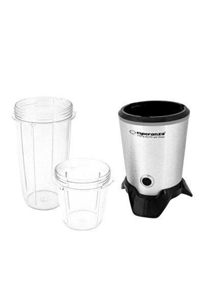 ESPERANZA Blender Esperanza EKM028, 1000 W, 1 L (Negru/Argintiu)