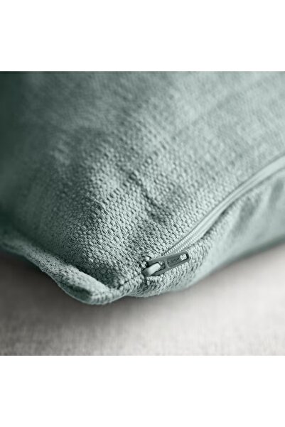 IKEA LAGERPOPPEL Cushion Cover Light Blue-Grey 50x50 cm – 100% Recycled Polyester