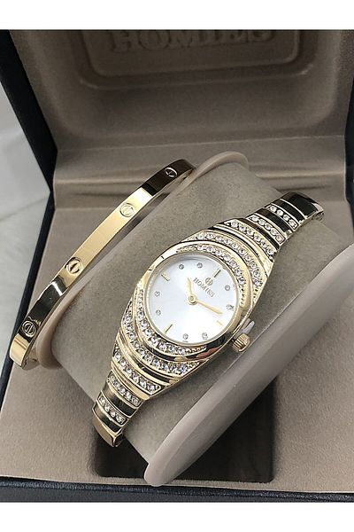 Homies Homies Wrist Watch Steel Bracelet with Gift Hmsby- 202505608