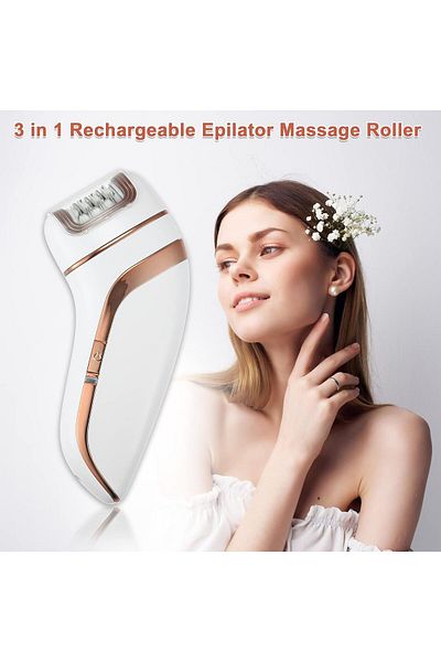 COOYA Epilator for Women, 3 in 1 Electric Hair Shaver, Cordless, Callous Removers, Portable Rechargeable