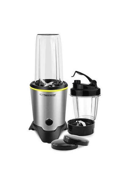 ESPERANZA Blender Esperanza EKM028, 1000 W, 1 L (Negru/Argintiu)