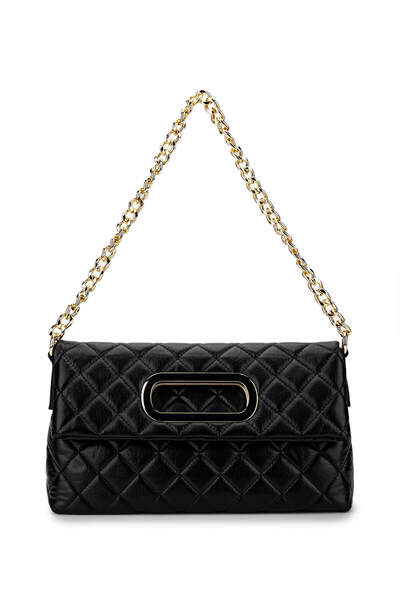 Tamer Tanca Kadın Vegan Siyah Omuz Çanta