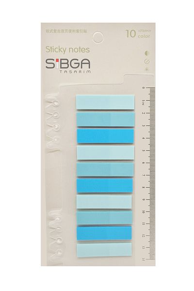sibga tasarım Transparent Color Book Marker Sticker Note Paper 200 Sheets