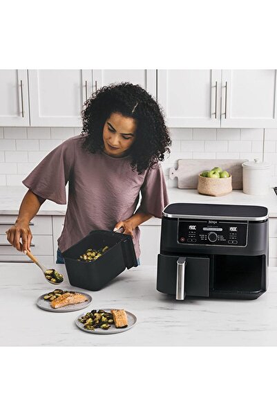 NINJA Friteuza cu aer cald Ninja AF400EU, 2470W, 9.5l, 6 programe (Negru)