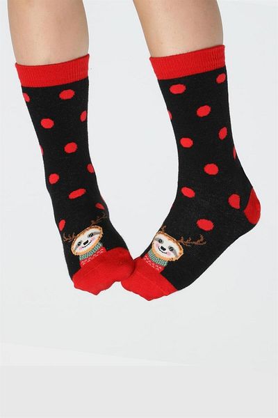 Casabony Like Deer Polka Dot Girl's Socks BN-070-engin3626