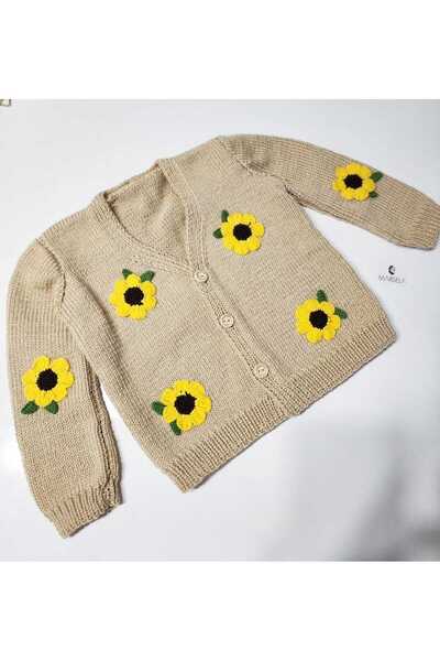 örgü كارديجان أطفال منسوج يدويًا من مارسيلا