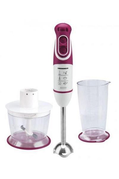 Heinner Blender de mana Heinner CHARM HB-600BG, 600W, 0.7l (Alb/Roz)