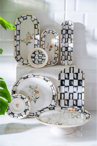 ACAR Peony 53 Piece Breakfast Set Sr-07793