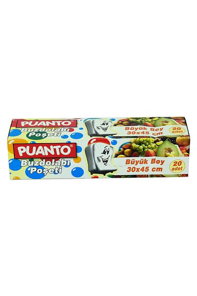 LokmanAVM Large Size 30x45 cm 20 Pieces Refrigerator Bags