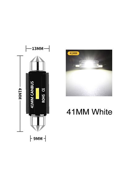 Choice 10pcs 31mm 10pcs Signal Lamp C5w Led Csp 1860 1smd Canbus Bulb 31mm 36mm 39mm 41mm Festoon Light C10
