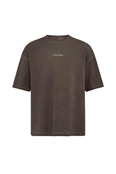 VAMOSCLO oversized T-shirt - Μπορεί να επανεγγραφεί σύμφωνα με την περιεχόμενο του σε προσφορά με καφέ μετάφρασης μονοπλανισμού.