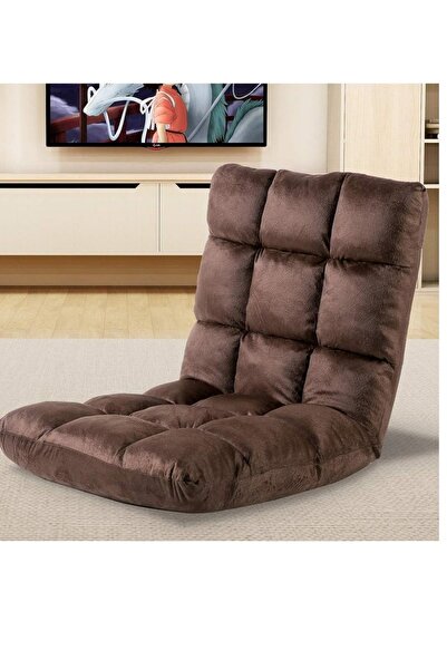 smart home كرسي أرضي فاخر قابل للطي، مبطن، مريح وناعم الملمس، مقعد سفر، كرسي رياضي