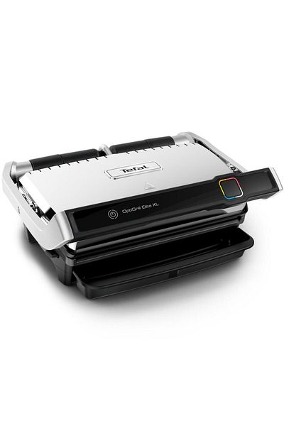 TEFAL Gratar electric Tefal OptiGrill Elite XL GC760D30, 2200 W, 16 programe de gatit, senzor de gatire