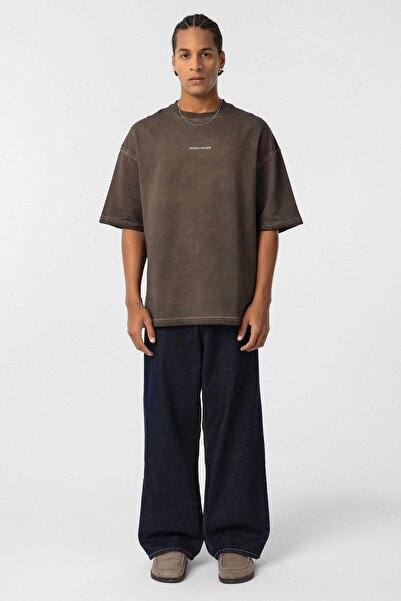 VAMOSCLO oversized T-shirt - Μπορεί να επανεγγραφεί σύμφωνα με την περιεχόμενο του σε προσφορά με καφέ μετάφρασης μονοπλανισμού.