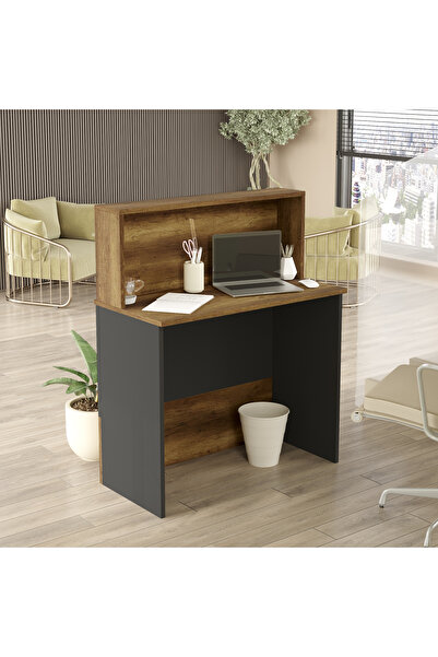 Robin Home Verona Ofis Karşılama Bankosu Barok-Antrasit