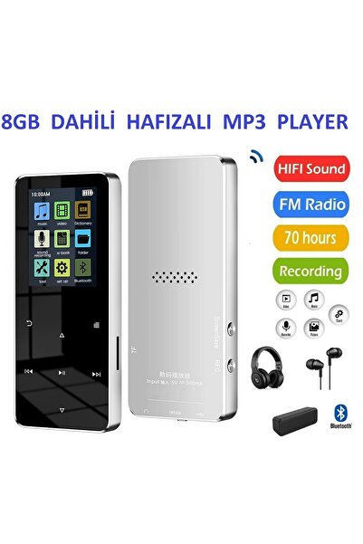 JUNGLEE 8GB HAFIZALI MP3-MP4 PLAYER MÜZİK ÇALAR FM RADYO BLUETOOTH KULAKLIK VE HOPARLÖR İLE KULLANABİLME