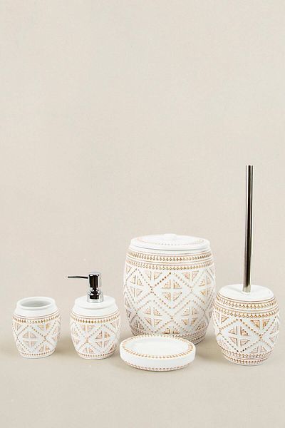 İrya Ella 5 Piece Bathroom Set White