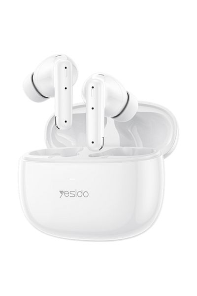 Yesido TWS28 ANC+ENC Dual Noise Reduction Smart TWS Wireless Bluetooth Earphone (White)