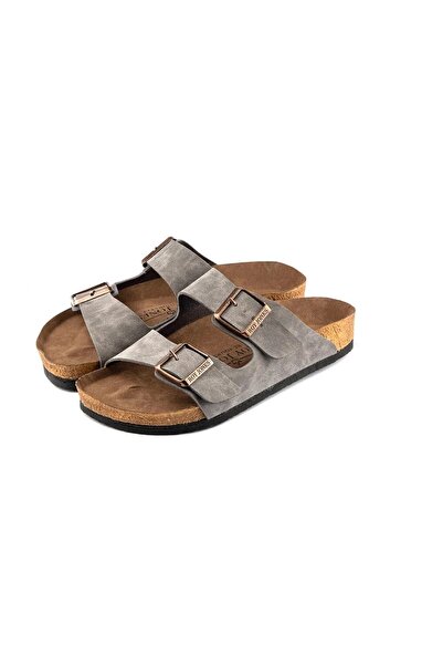 Roy Jones Unisex Orthopedic Sole Comfort Model Slippers Double Strap Buckle D...