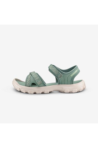Decathlon Quechua Kids Outdoor Sandals - Khaki/Yellow - Size 32/37 - Mh100