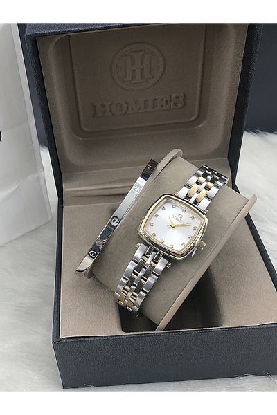 Homies Homies Wrist Watch Steel Bracelet with Gift Hmsby- 202505622
