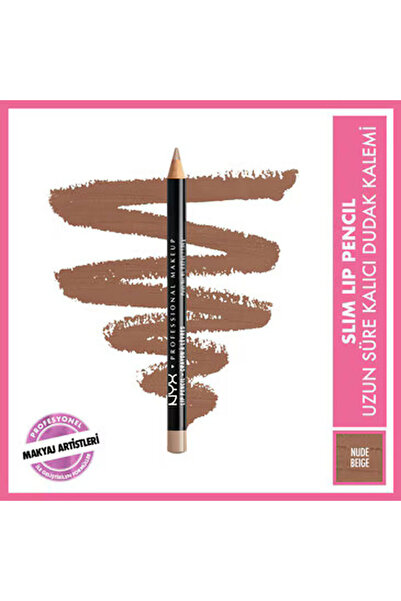 NYX Slim Lip Kalem Nude Beige