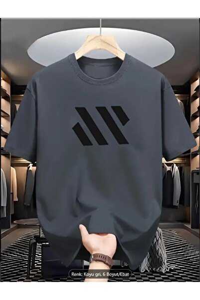 Derays Men's Striped Printed Comfortable Fit Summer Short Sleeve T-Shirt