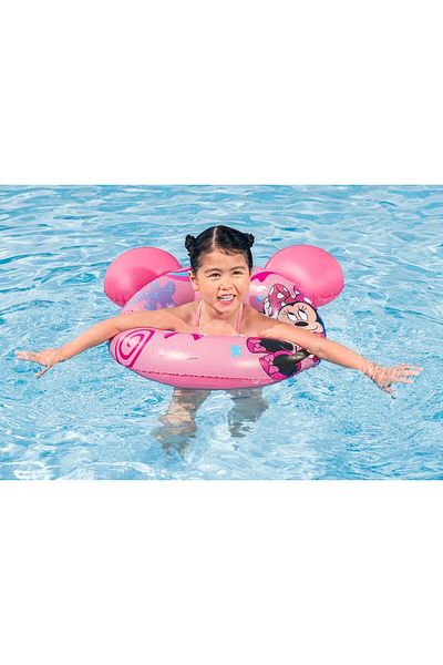 BESTWAY Disney Splash Pal Minnie Inflatable Swim Tube with Ears 65x66cm