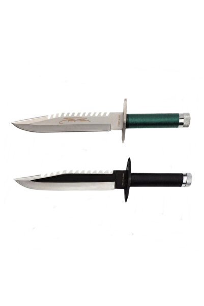 Depox Sada dvou loveckých nožů FirstBlood, IdeallStore, 35 cm, včetně pouzdra.