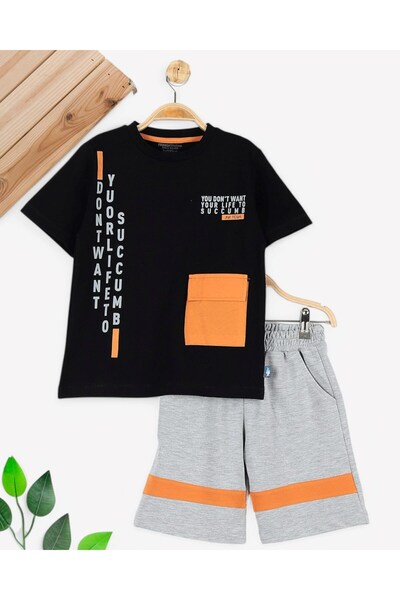 Ege Bebek Хлопчачий літній комплект з футболки та шортів для дітей віком 2-14...