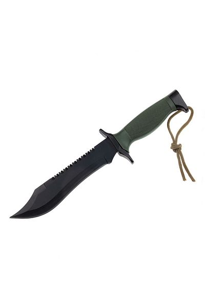 Depox Cuțit tactic, IdeallStore®, Military Rambo, 30,7 cm, Verde