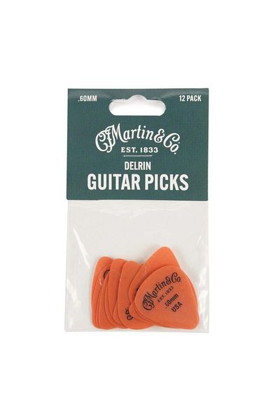 MARTIN & CO Martin 18A0153 Delrin Picks 0.60 mm Guitar Picks (12 Pcs)
