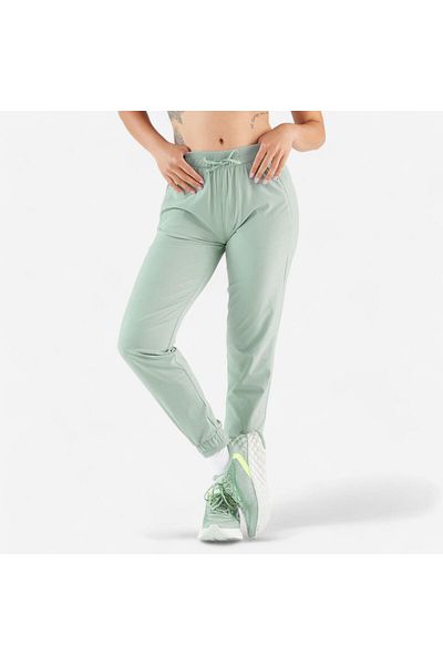 Decathlon Γυναικείο παντελόνι για τρέξιμο Kiprun - Light Khaki - Kiprun Run 500 Dry