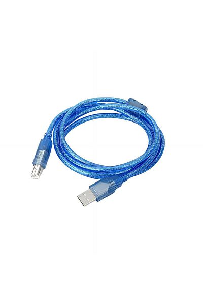 HP كابل بيانات USB 2.0 بمنفذ مربع للطابعات والأقراص الصلبة - أزرق