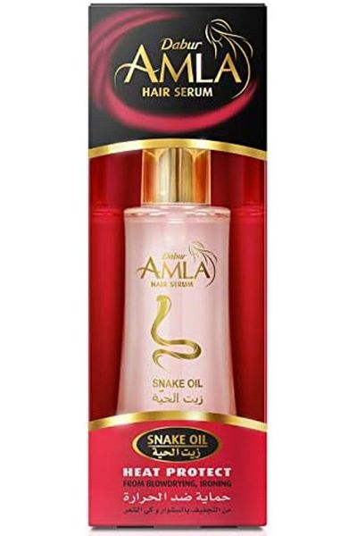 Dabur Amla Snake Oil Hair Serum 50ml | Light Weight & Easy Absorbing | Protects From Heat | For Smoo