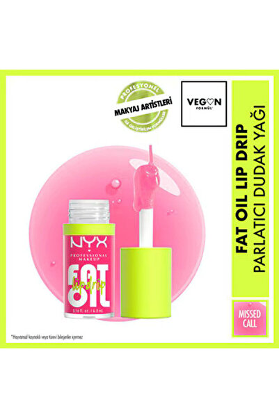 NYX زيت الشفاه المتساقط من زيت الشفاه اللامع، مكالمة مفقودة