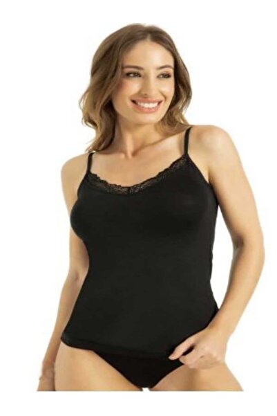 Q'NOCTE قميص داخلي من الخيزران مزدوج الجوانب يمكن ارتداؤه بحبل Q-EN 705