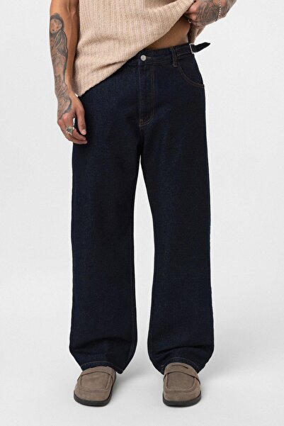 VAMOSCLO Джинси Relaxed Fit Koyu Mavi