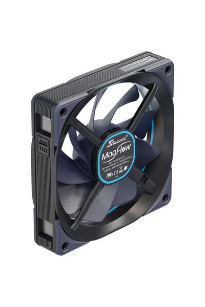 Seasonic Carcasa de ventilator Seasonic MAGFLOW 120mm, pachet de 3