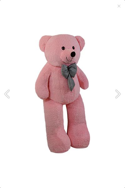 NEKA MARKT 155 cm Large Teddy Bear with Bow Tie