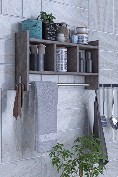 İGEMTASARİM MUTFAK RAFI ÇOK AMAÇLI DUVAR RAFI