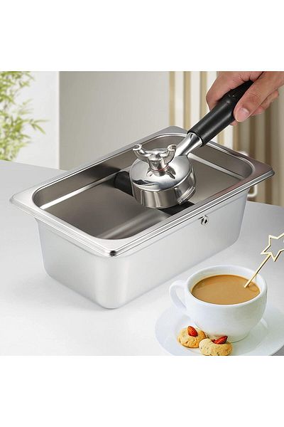 MIBRU COFFEE STAINLESS STEEL KNOCKBOX WIDE