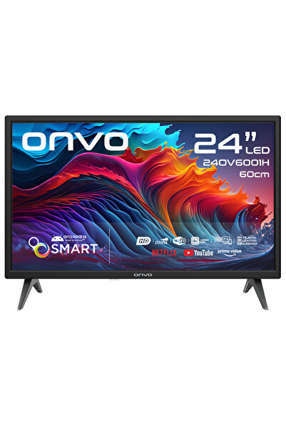 ONVO 24ovF6001h 24" 60 Ekran Uyumlu Uydu Alıcılı Hd Ready Smart Led Tv ( 12 Volt )