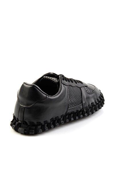 Bambi Siyah Leather Erkek Casual Ayakkabı E01728023043