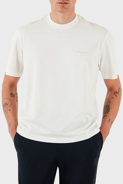 Armani Exchange Ανδρικό μπλουζάκι Armani Exchage 100% βαμβακερό κανονική εφαρμογή με λογότυπο